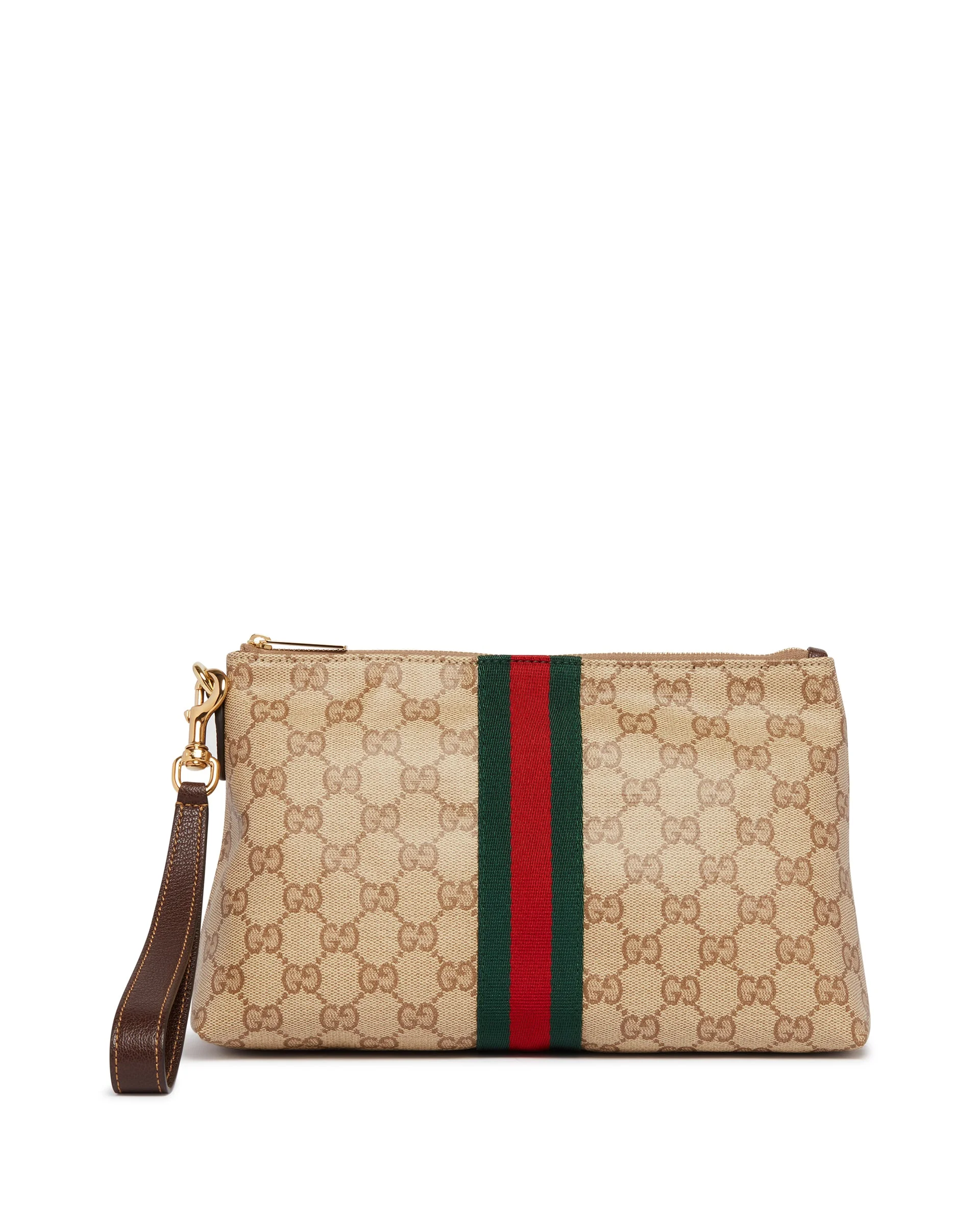 Beige GG Medium Pouch - 1