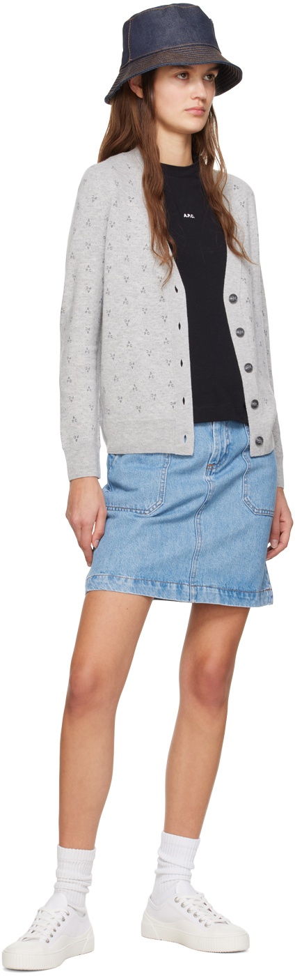 Gray Louison Cardigan - 4