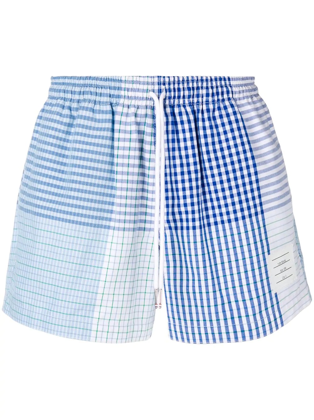 Fun-Mix Check Cotton Rugby Short - 1