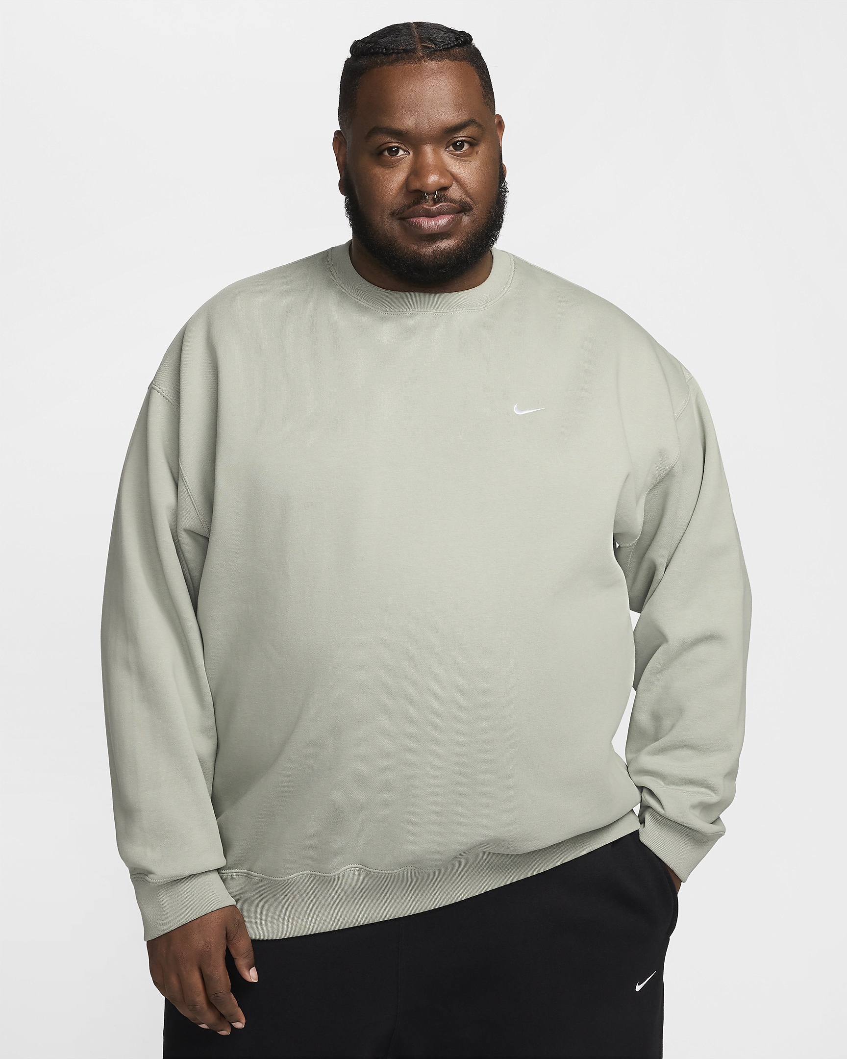 Nike Solo Swoosh Men's Fleece Crew - 6