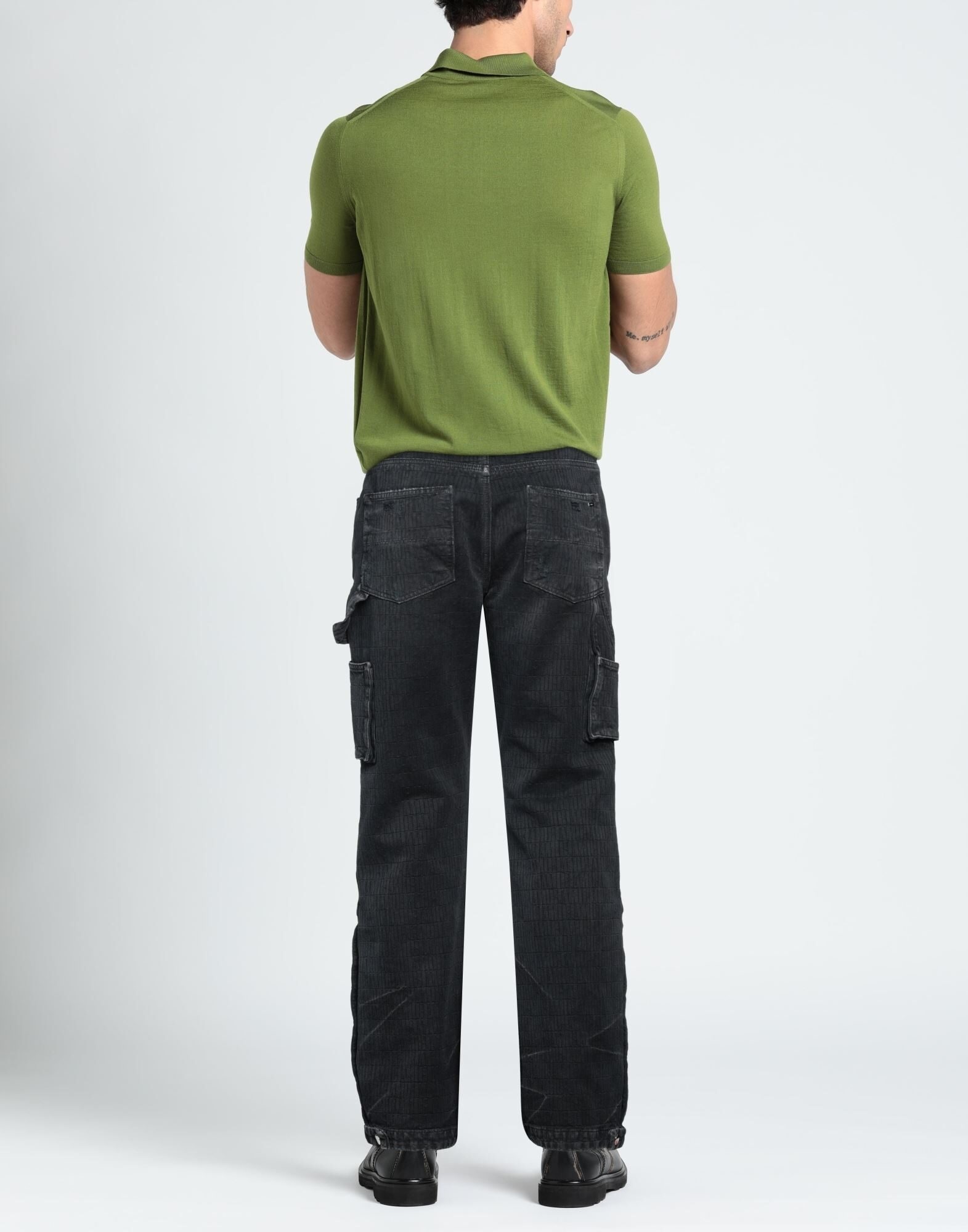 Black Men's Denim Pants - 3