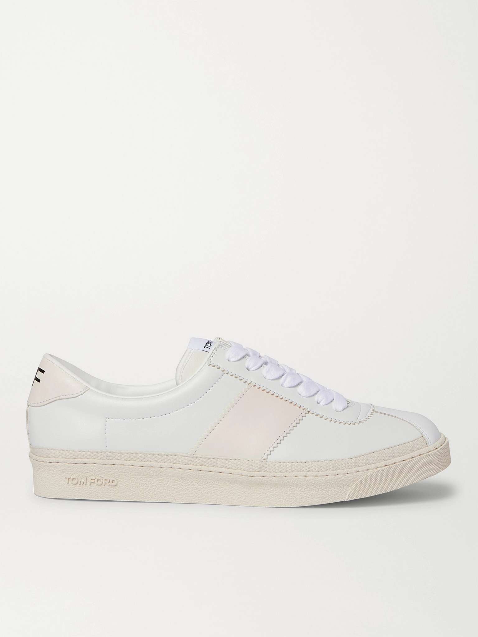 Bannister Panelled Faux Leather Sneakers - 1