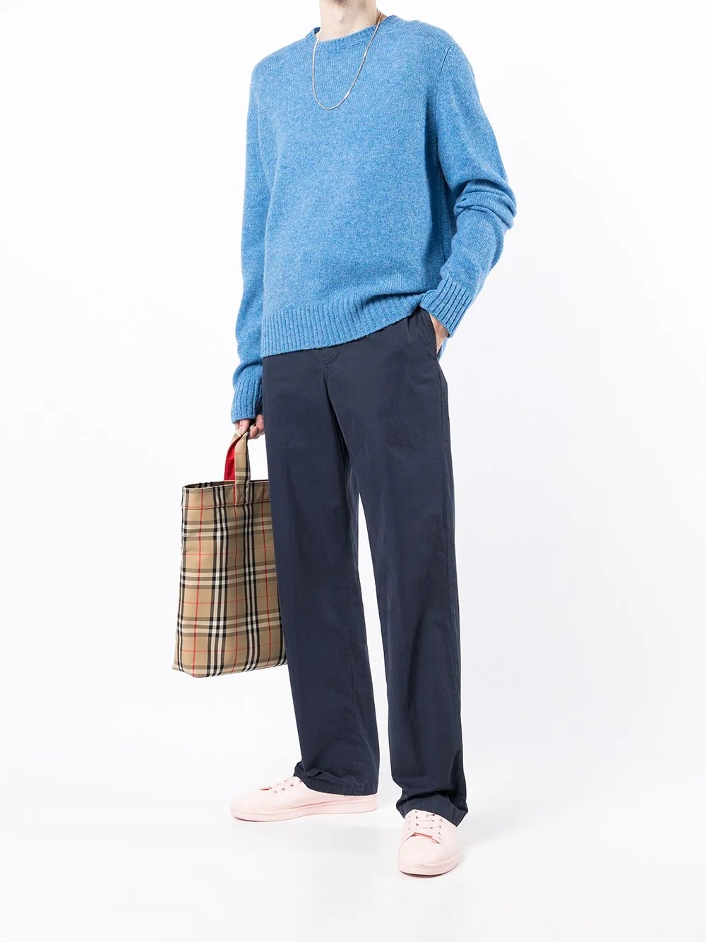 mid-rise straight-leg chinos - 2