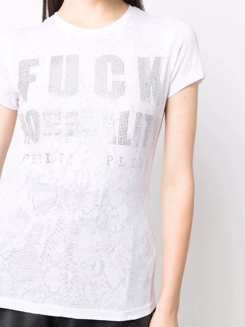 crystal-embellished T-shirt 5