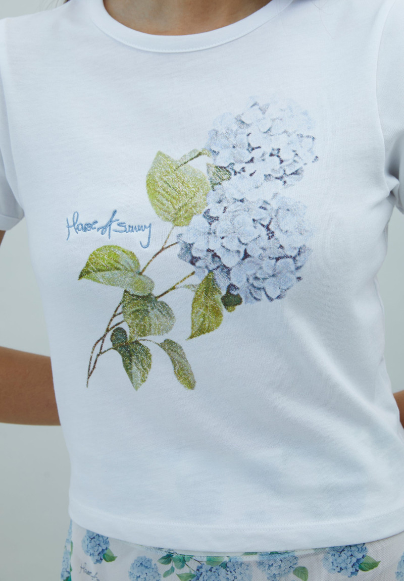 HYDRANGEA BABY TEE 3