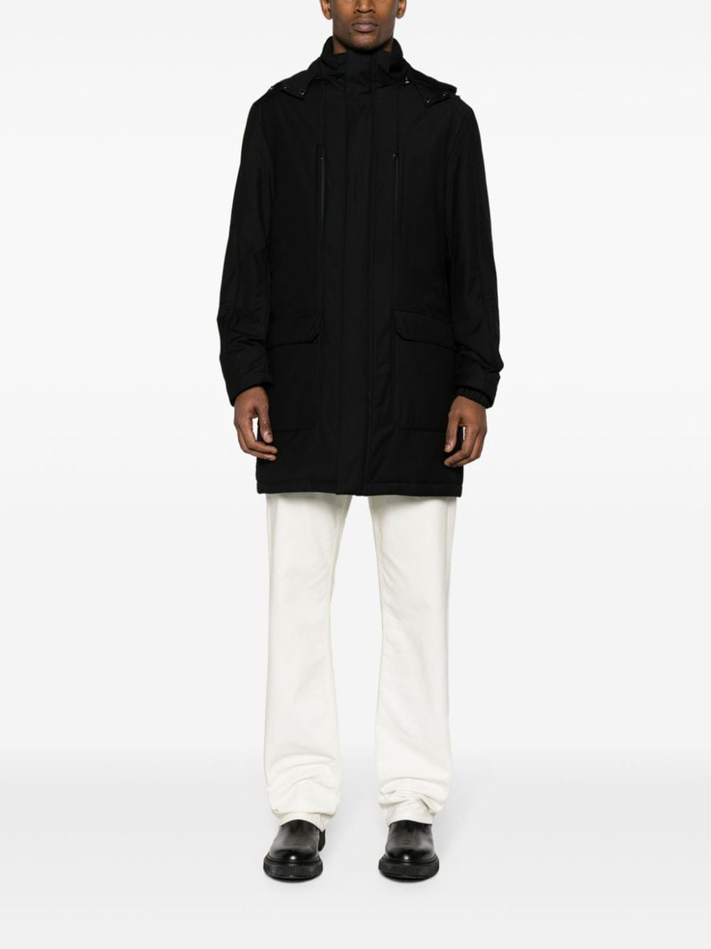CORNELIANI high-neck padded coat outlook