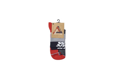 PALACE P-TECH SOCK RED / GREY / BLACK outlook
