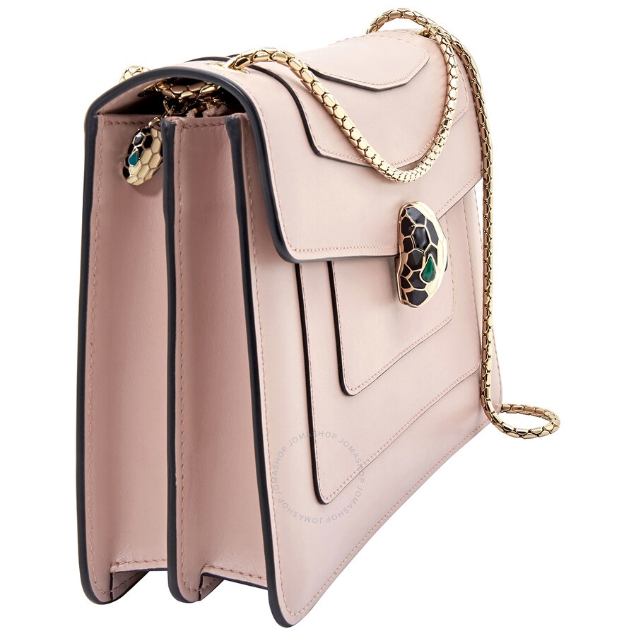 Bvlgari Serpenti Forever Shoulder Bag- Crystal Rose - 3