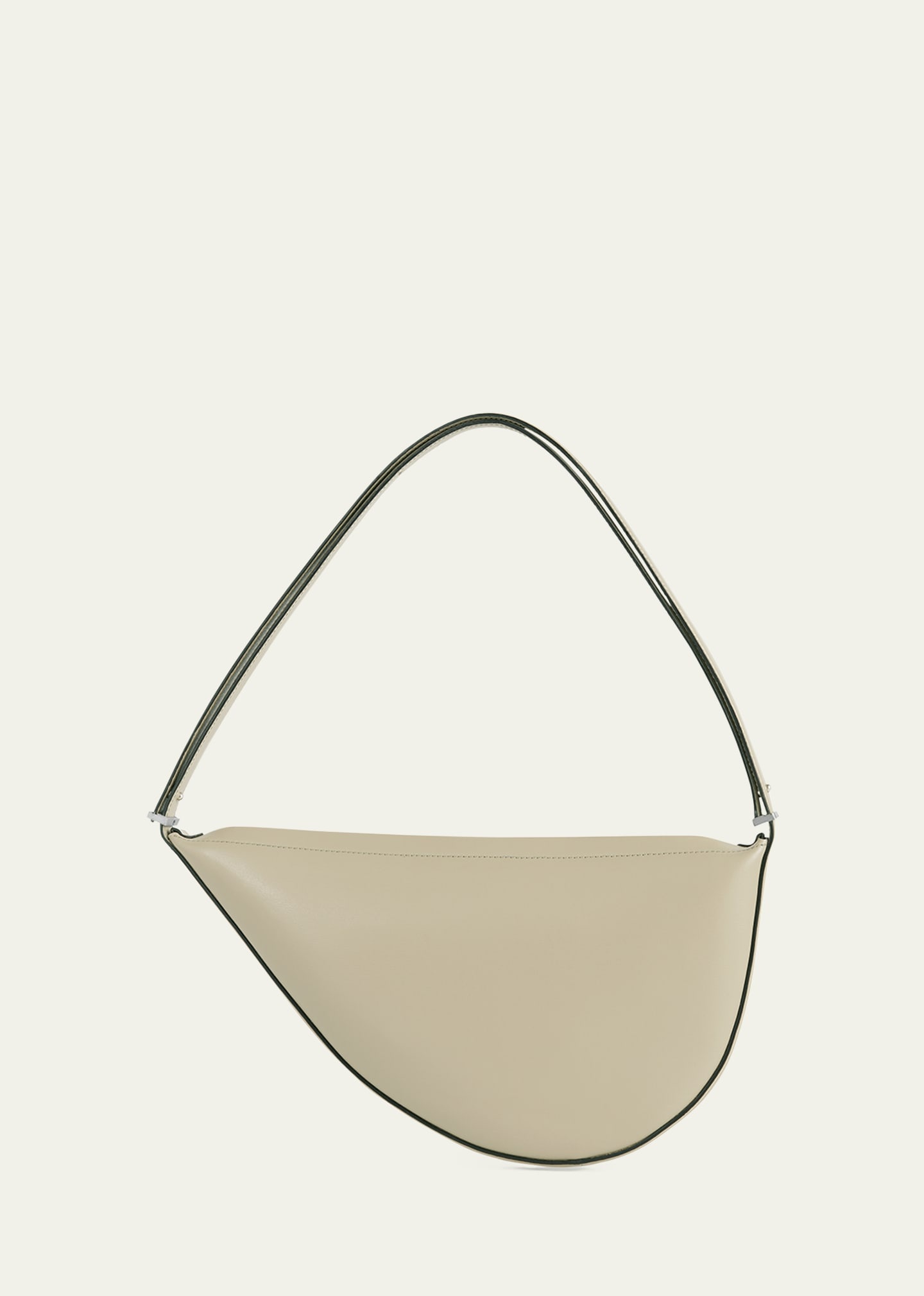 Scoop Zip Leather Shoulder Bag - 3
