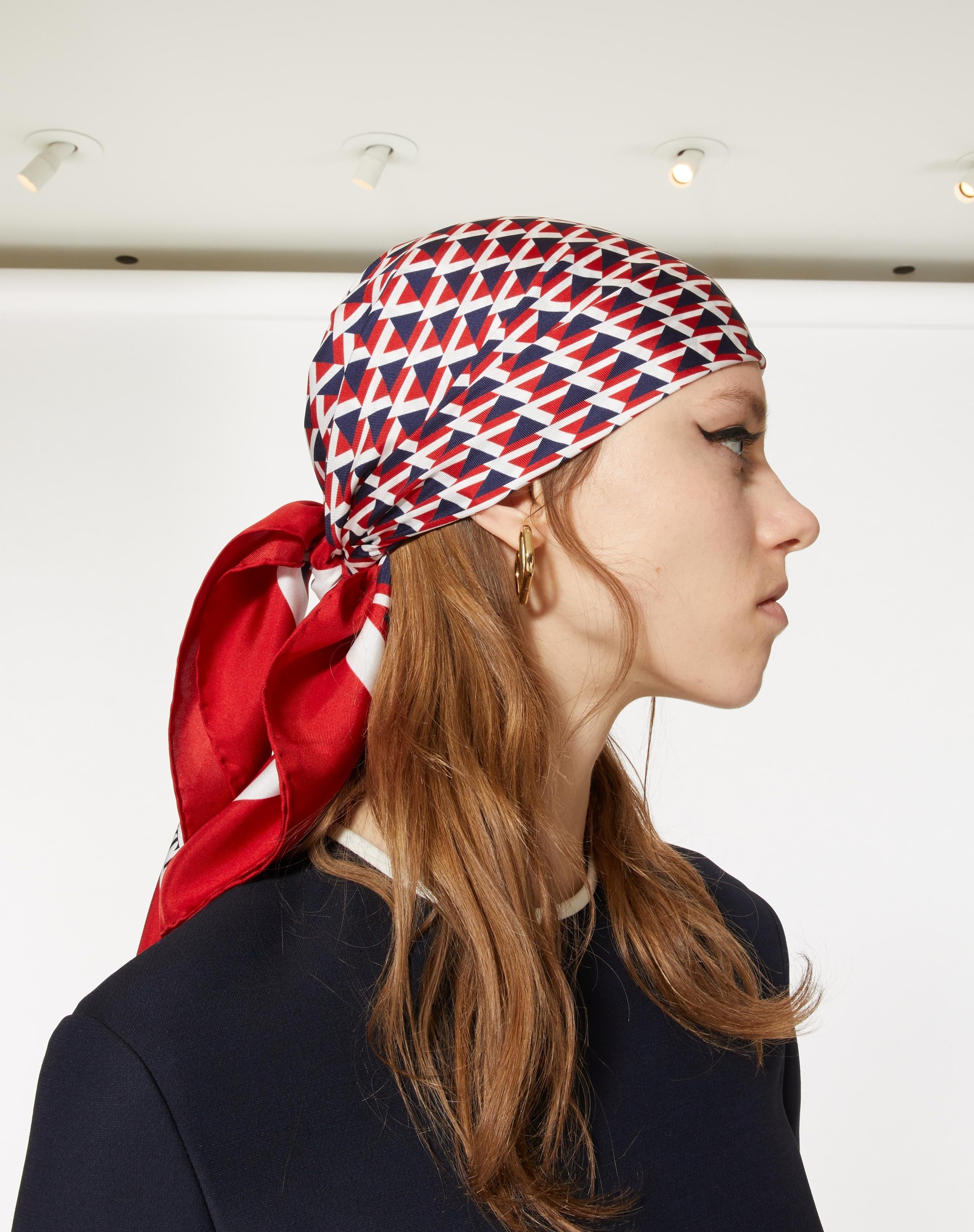 VEEHIVE SILK FOULARD 90X90 CM - 4