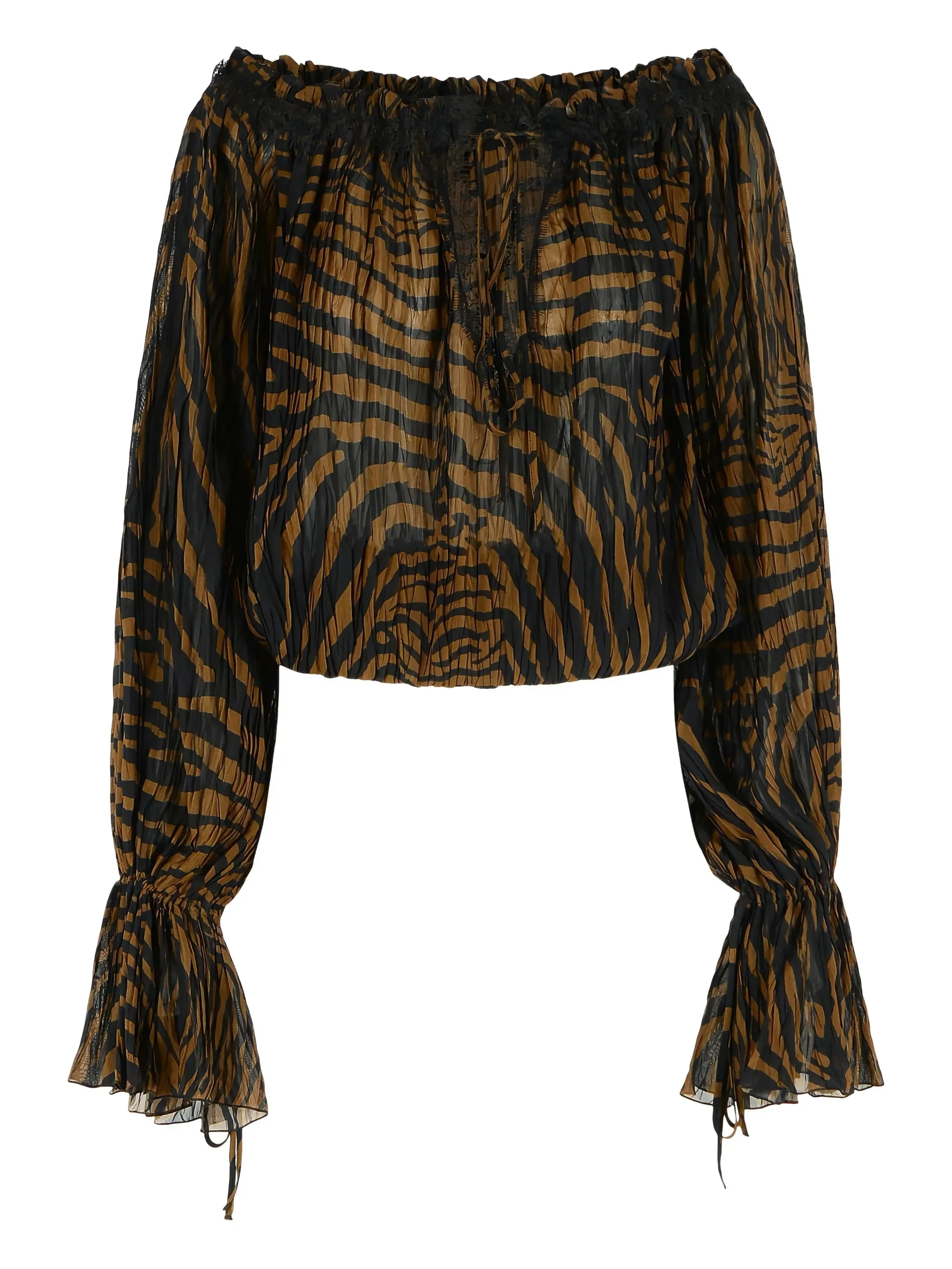 Blumarine Zebra-pattern Blouse - 1