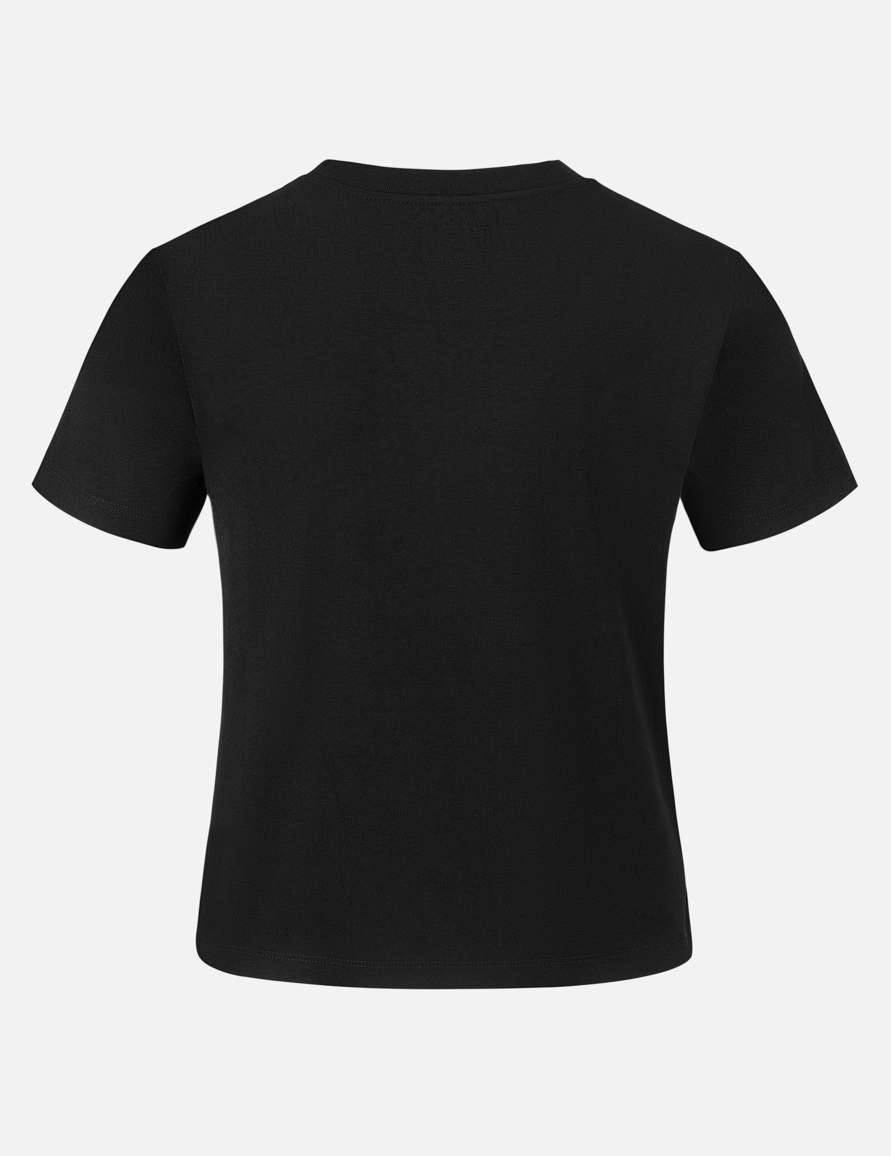 Logo and Starfish Rhinestone Slim Fit T-Shirt - 2