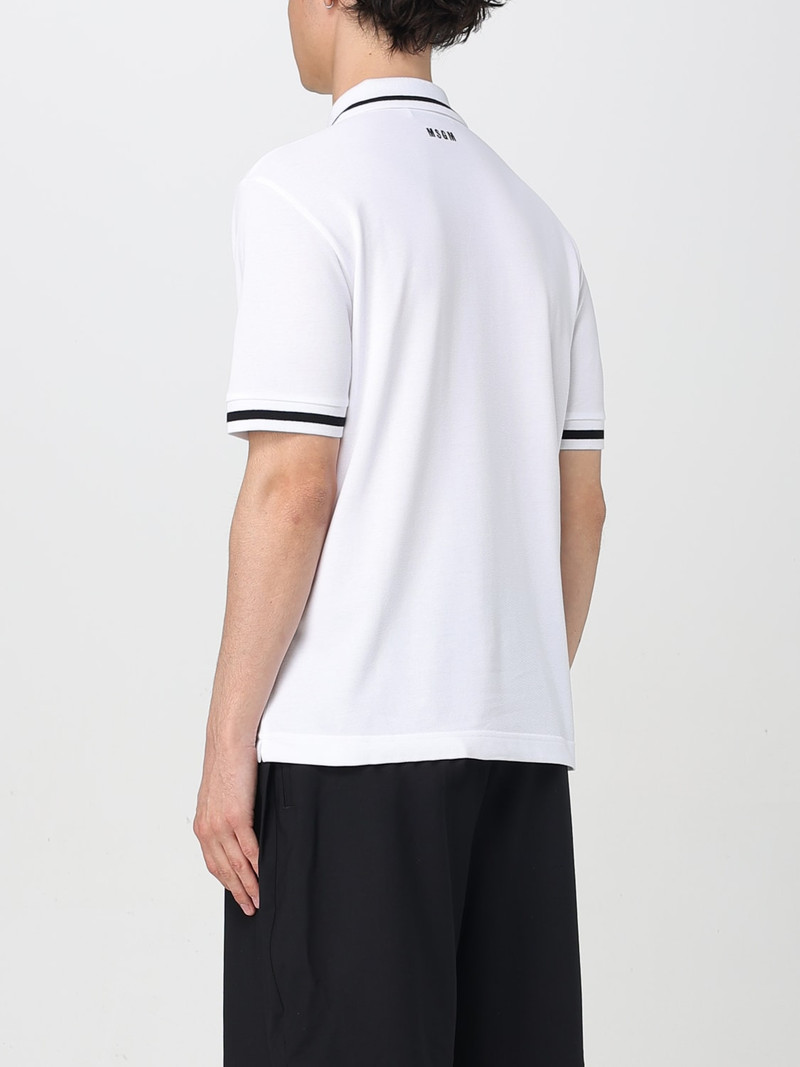 MSGM Moschino Couture cotton polo shirt outlook