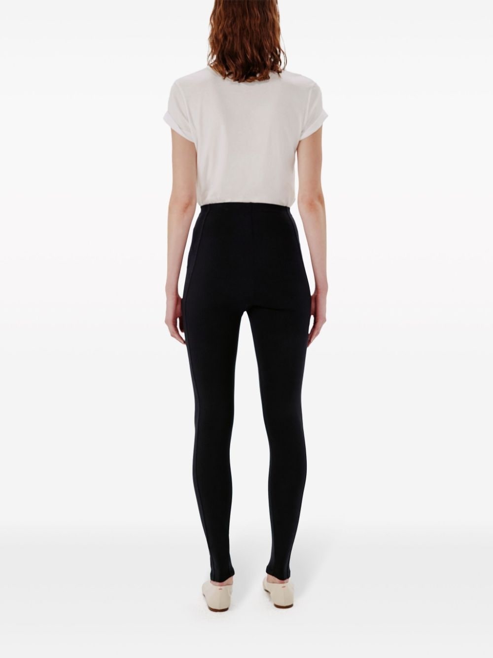 seam-detail high-waisted leggings - 5