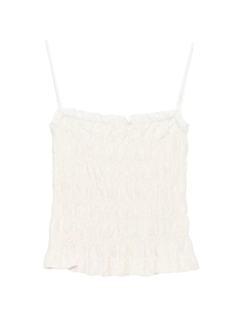 ruffled strap top - 1