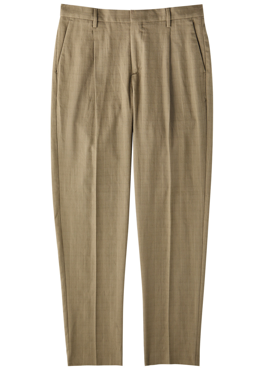 Sunspel Tapered-leg Cotton Trousers - 1