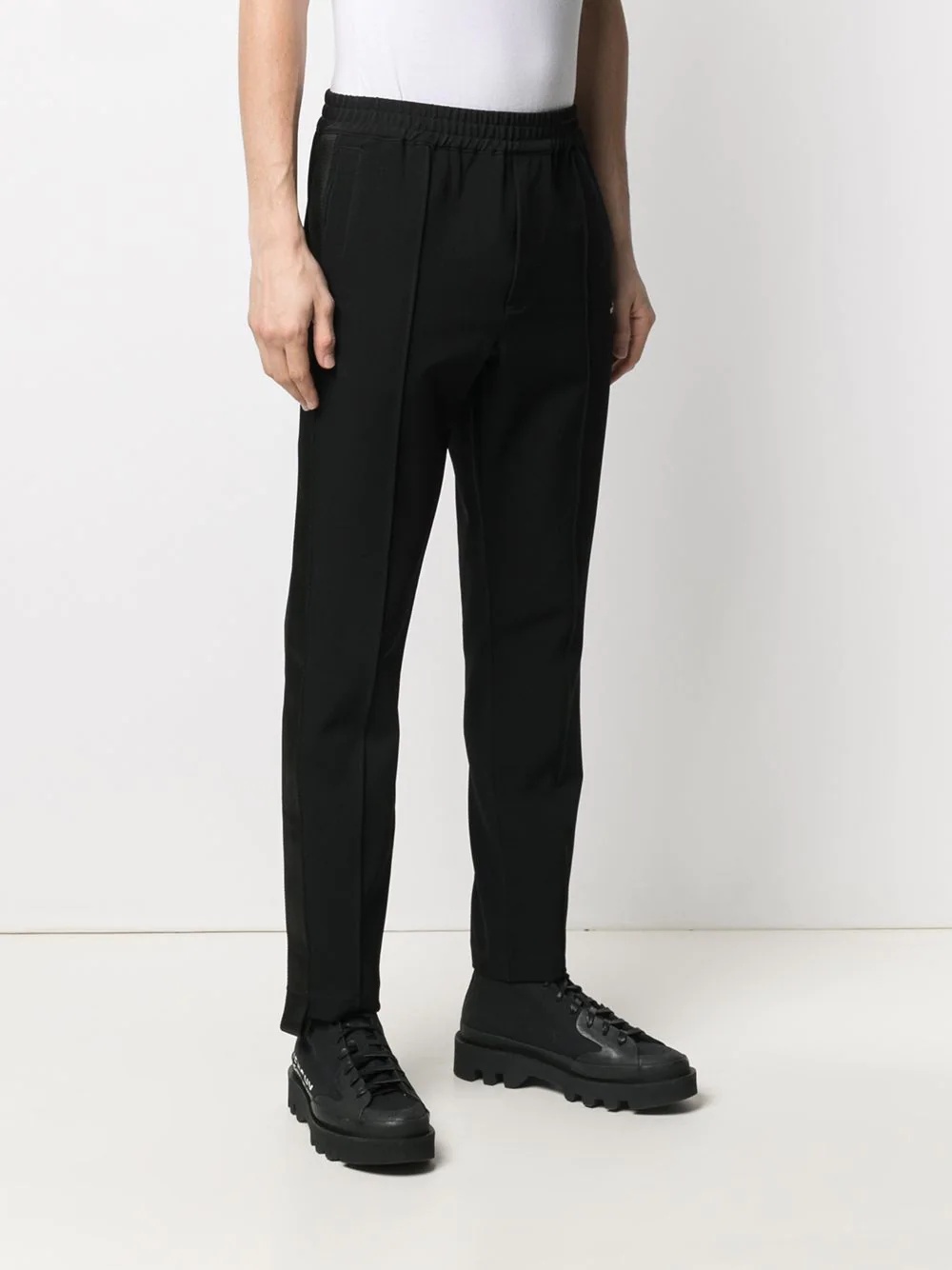 elasticated waist track pants - 4