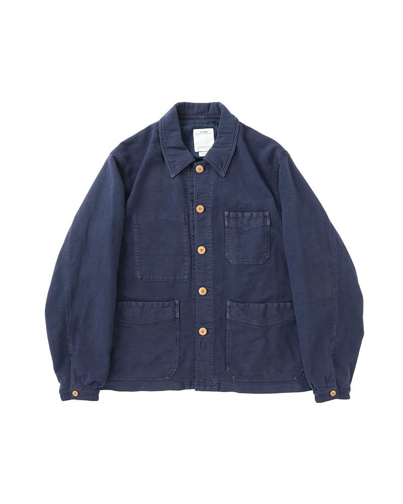 TRAVAIL COVERALL MOLESKIN DMGD BLUE 1