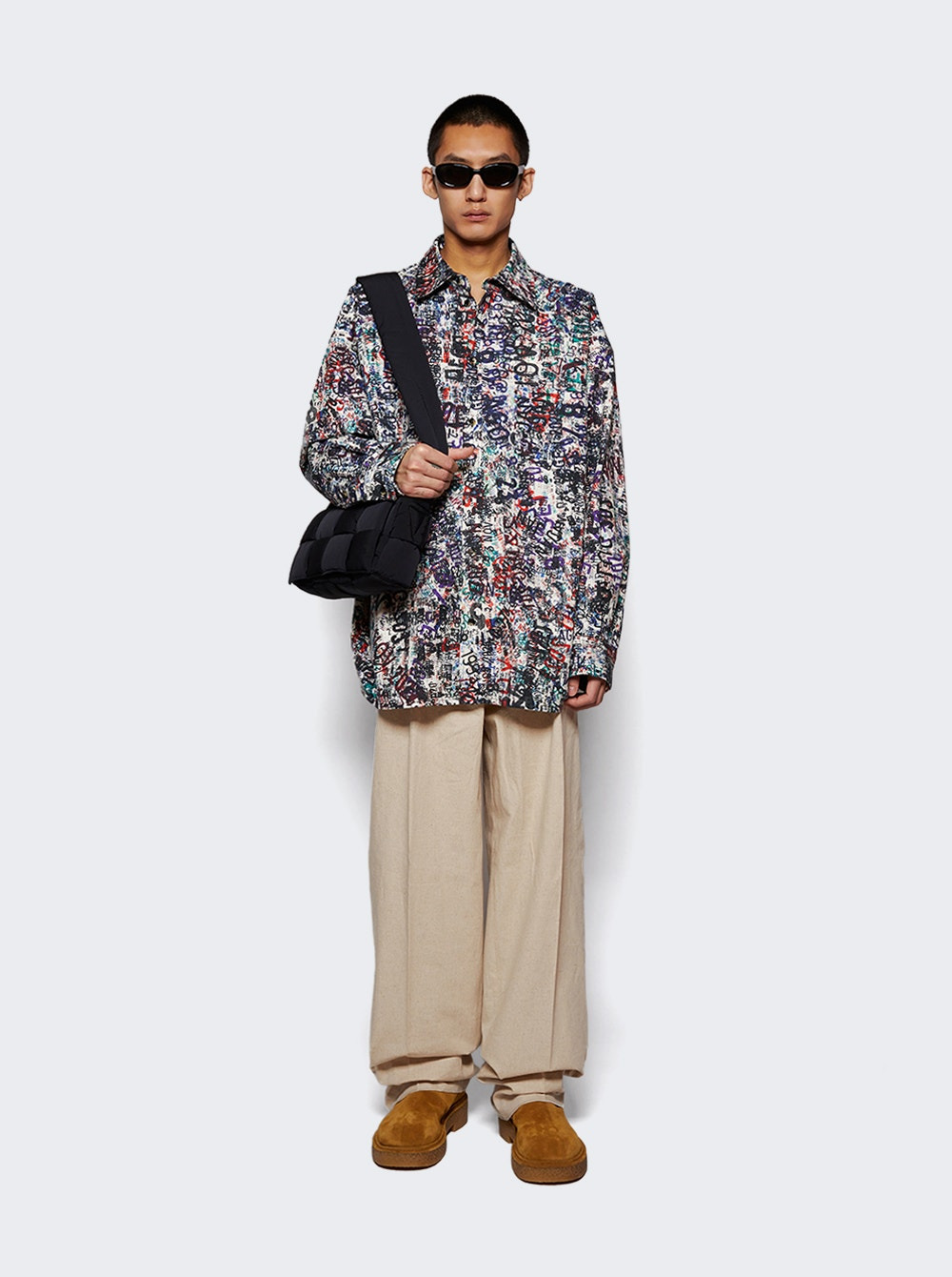 Cotton Wool Memory Print Shirt Chalk - 2
