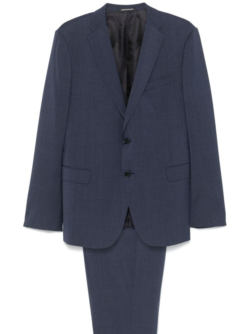 single-breasted slim suit 1