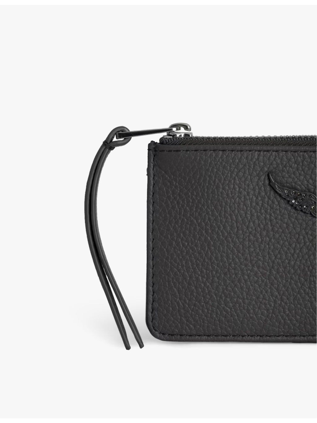 ZV logo-plaque leather cardholder - 2