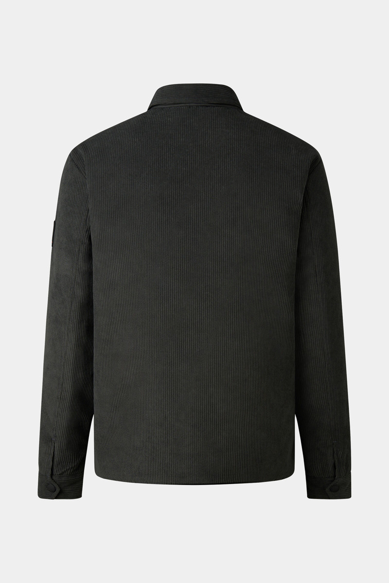 BOGNER Zadok Corduroy overshirt in Dark green outlook