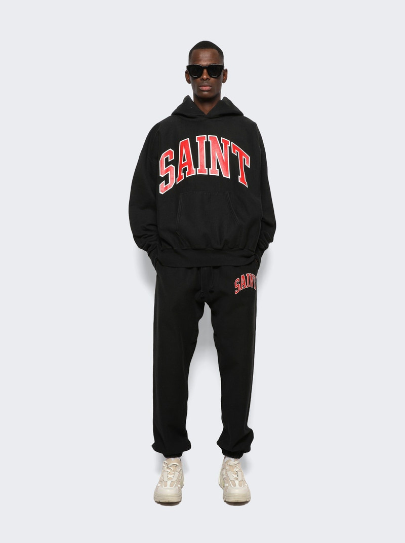 SAINT M×××××× Arch Hoodie Black outlook