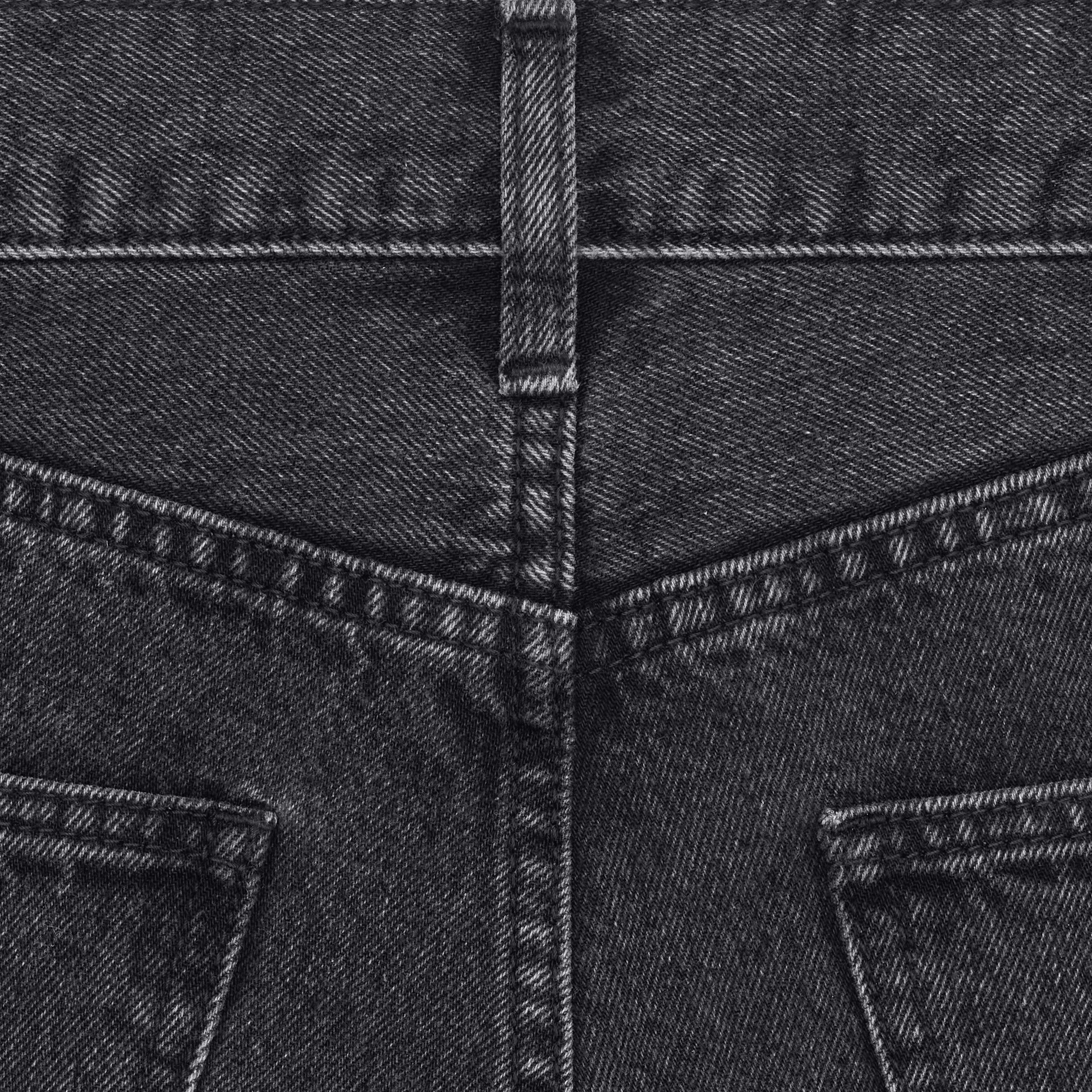 KURT JEANS IN CHARCOAL WASH DENIM - 3