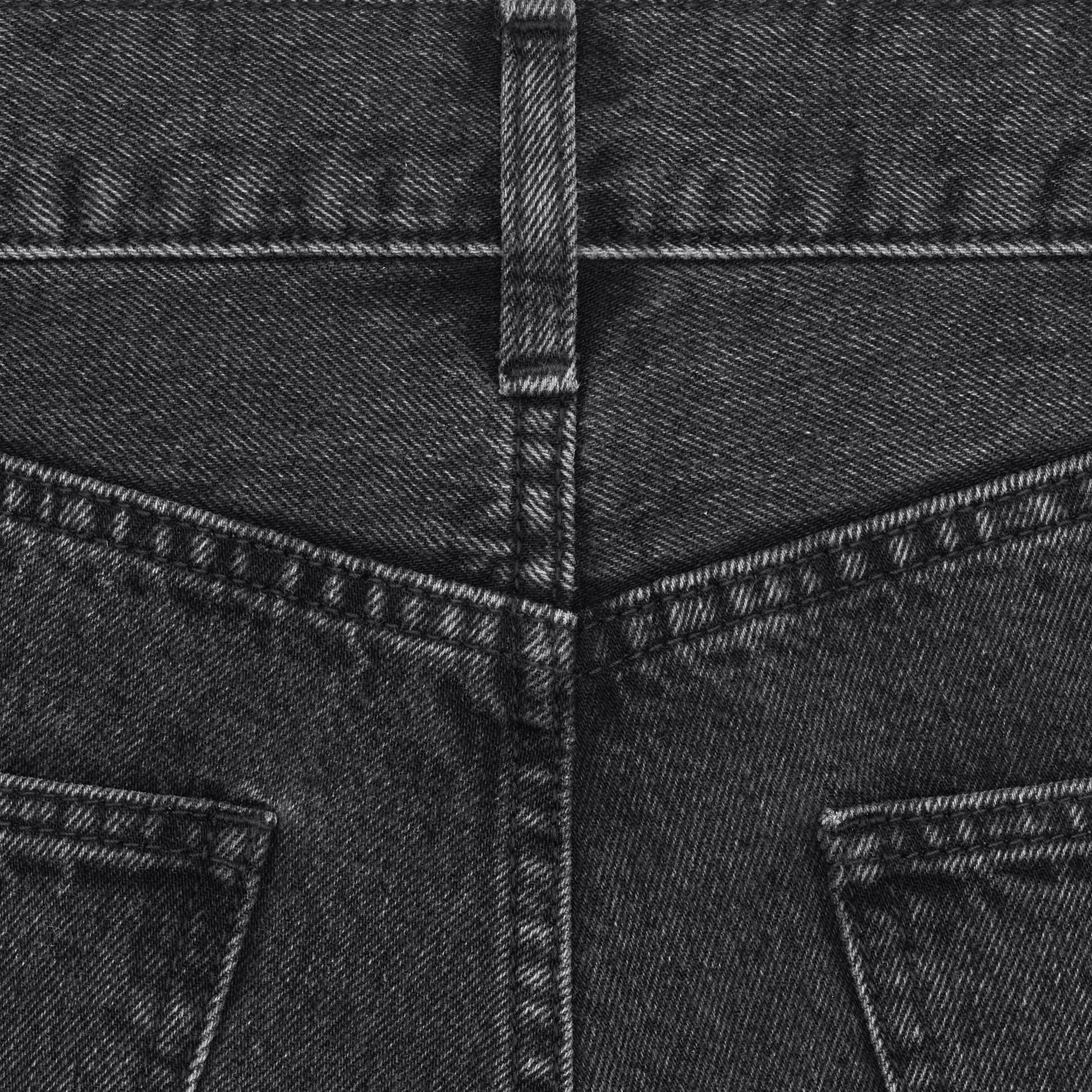 KURT JEANS IN CHARCOAL WASH DENIM - 3