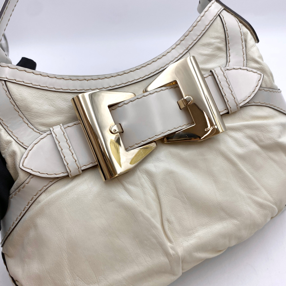 Gucci Ivory Ribbon Hobo Bag 189885 - 10