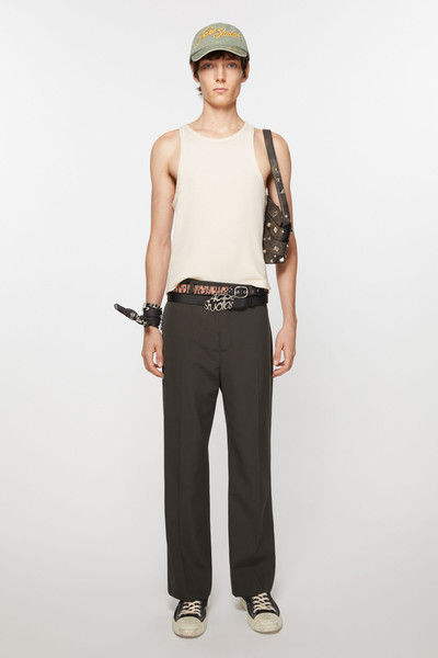 Acne Studios Tailored trousers - Cacao brown outlook