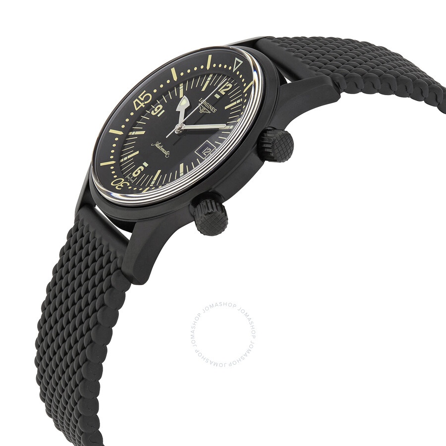 Longines Legend Diver Automatic Black Dial Men's Watch L37742509 - 2