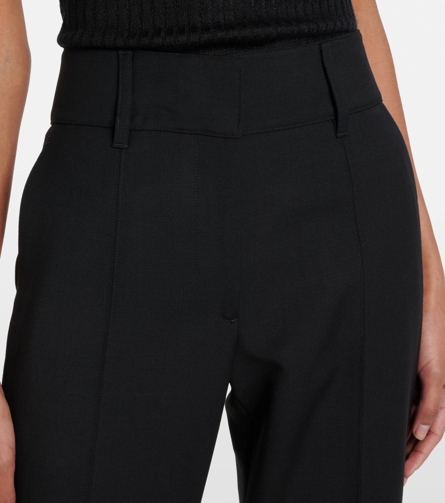 Rhein wool flared pants - 4