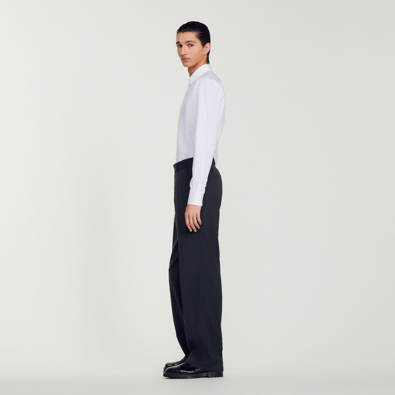 Wide-leg suit pants 7