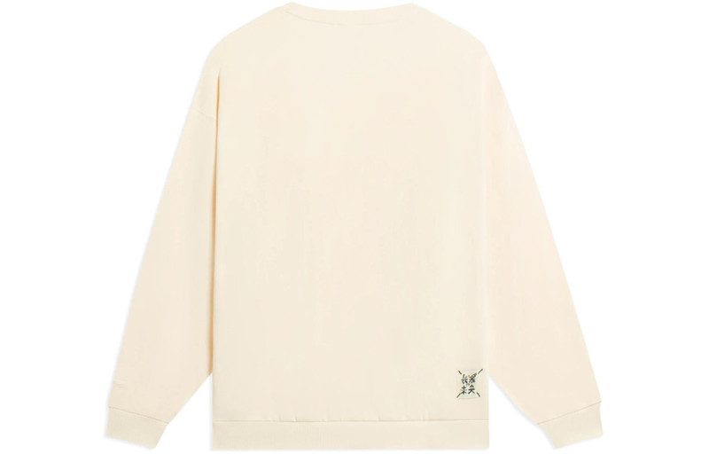 Li-Ning Li-Ning Lifestyle Plain Pullover 'Cream White' AWDSB51-1 outlook