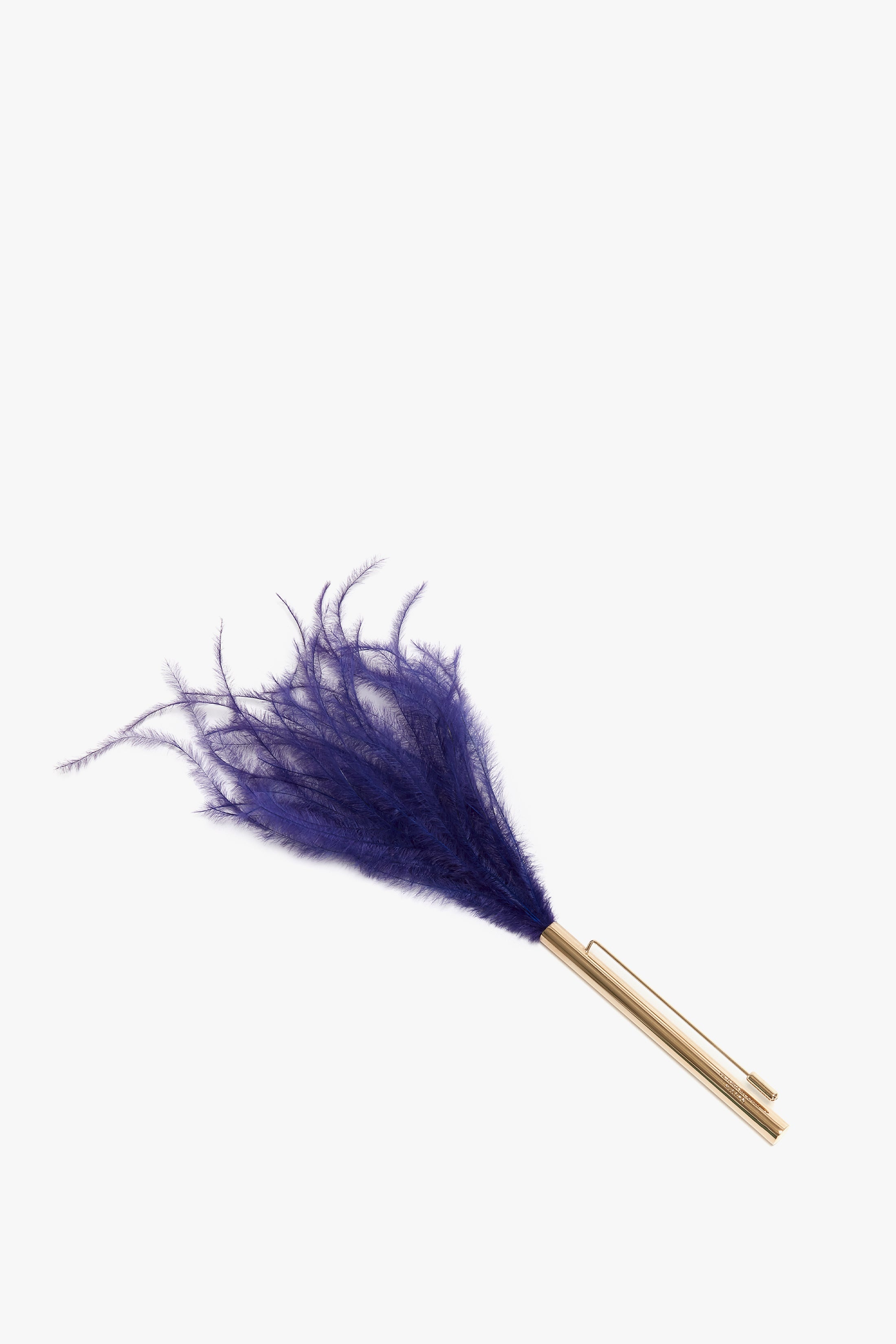 Feather Brooch In Purple - 1
