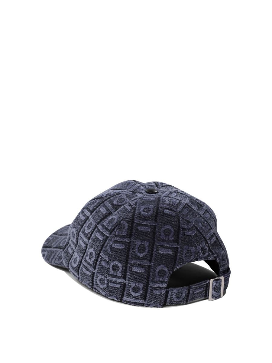 キャップ FERRAGAMO SS25 Hats (0780721) Baseball cap with signature - Men | Ferragamo