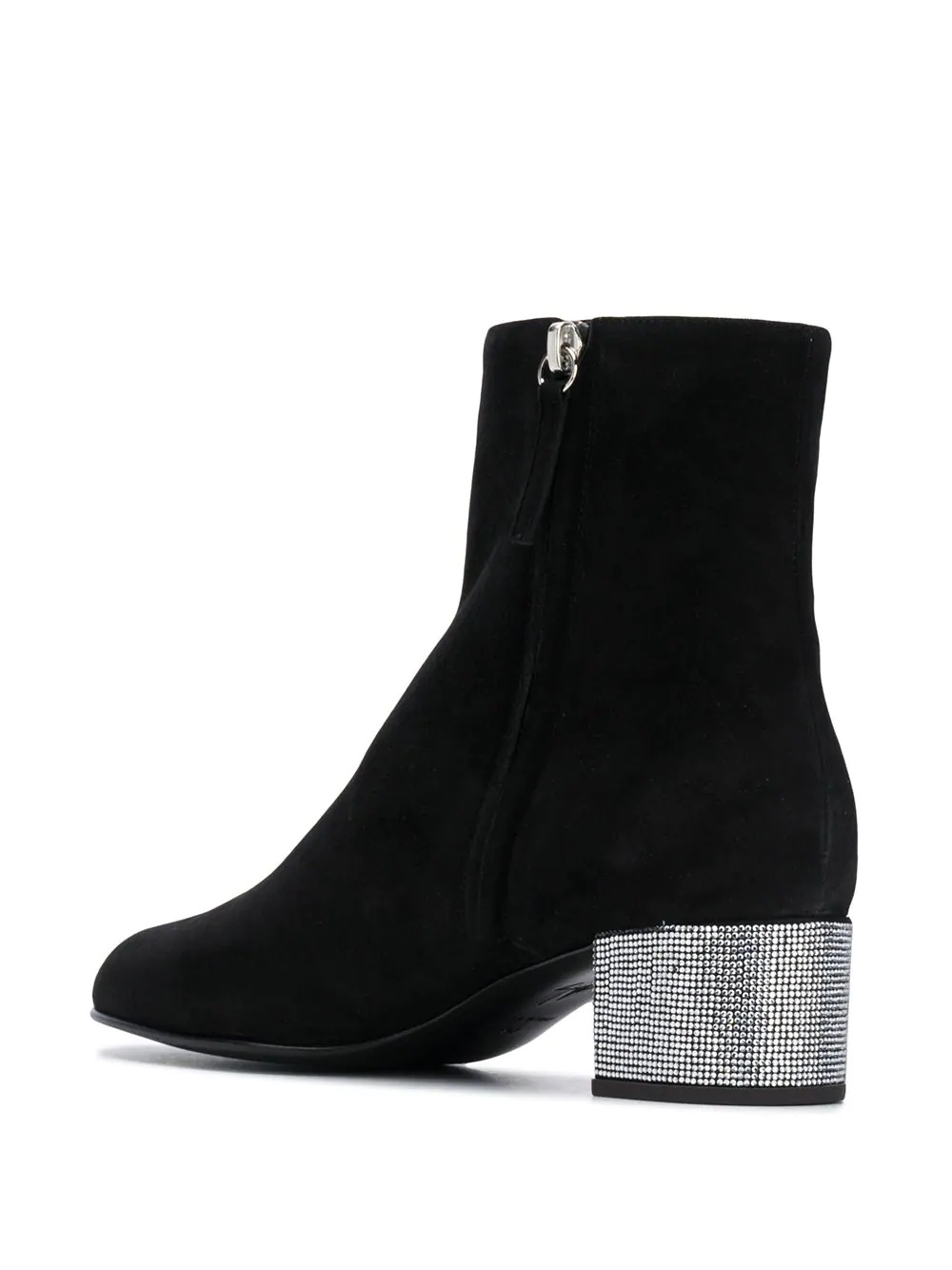 crystal-embellished ankle boots - 3