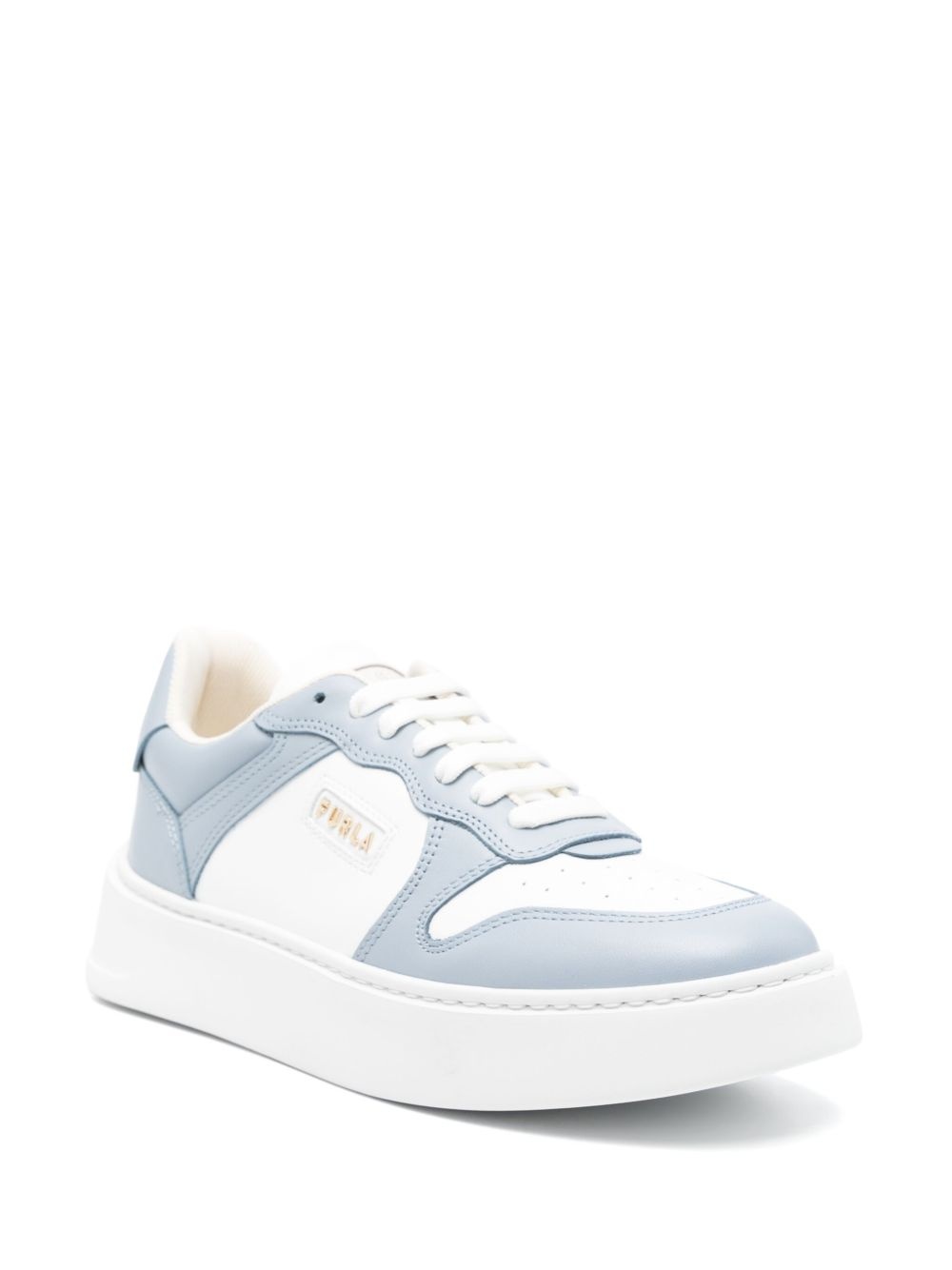 logo-lettering sneakers - 2