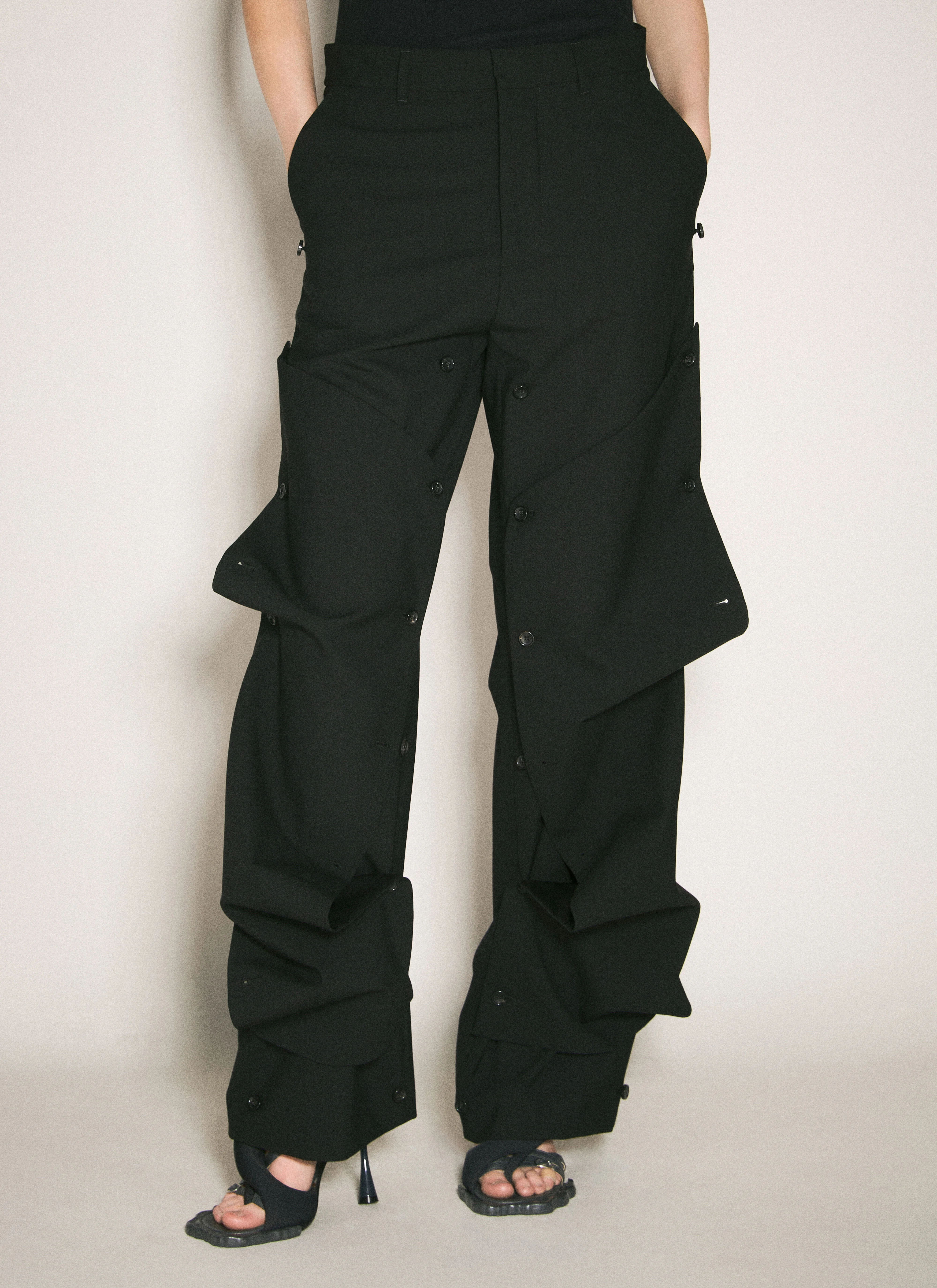 Button Panel Pants - 1