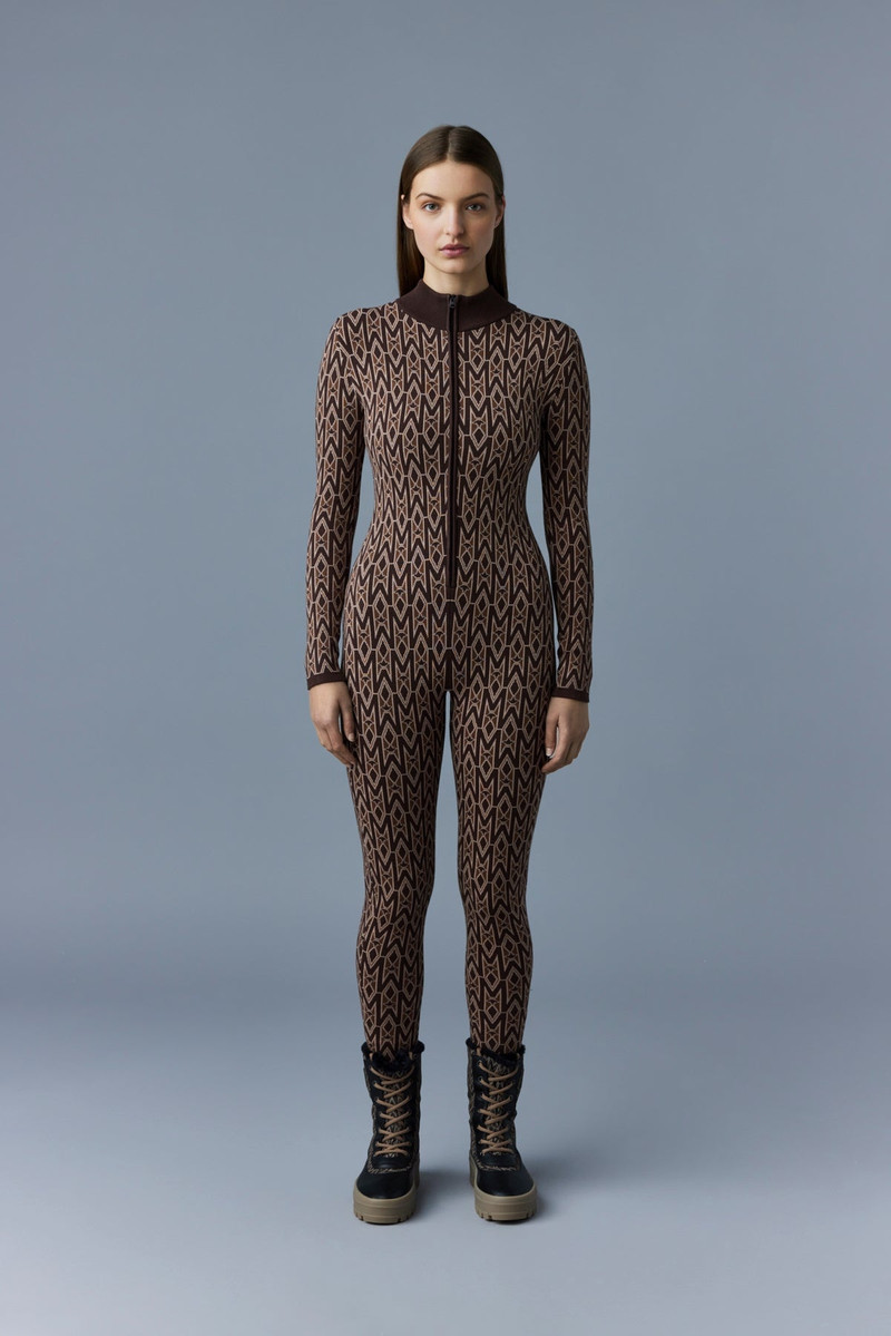 MACKAGE KYM Agile-360 double-knit monogram jumpsuit outlook