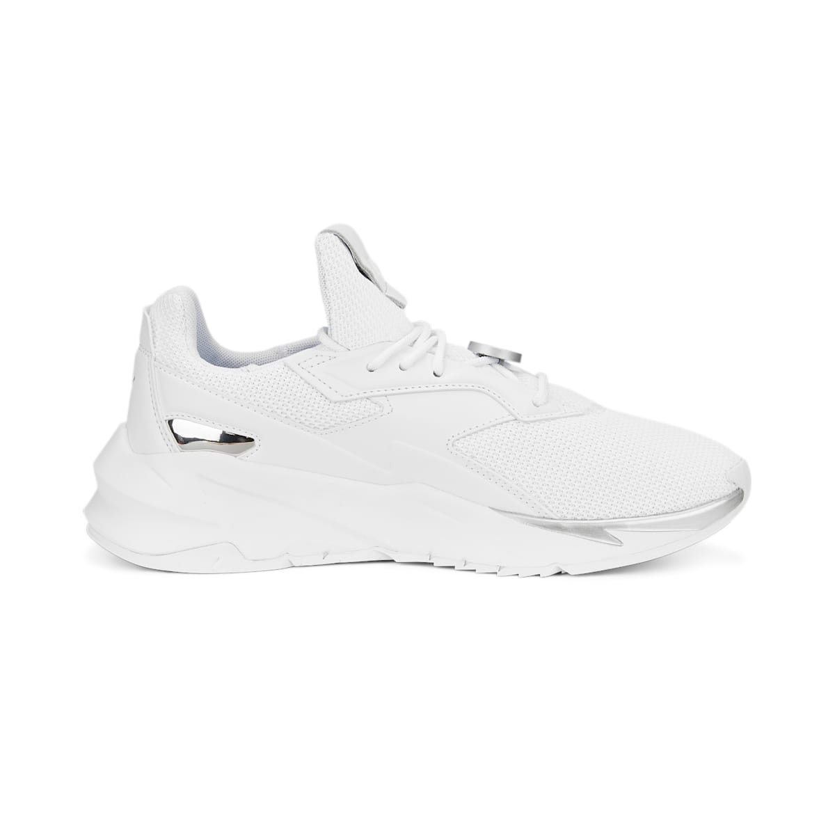 (WMNS) PUMA Fier Nitro Metallic 'White' 388941-02 - 2