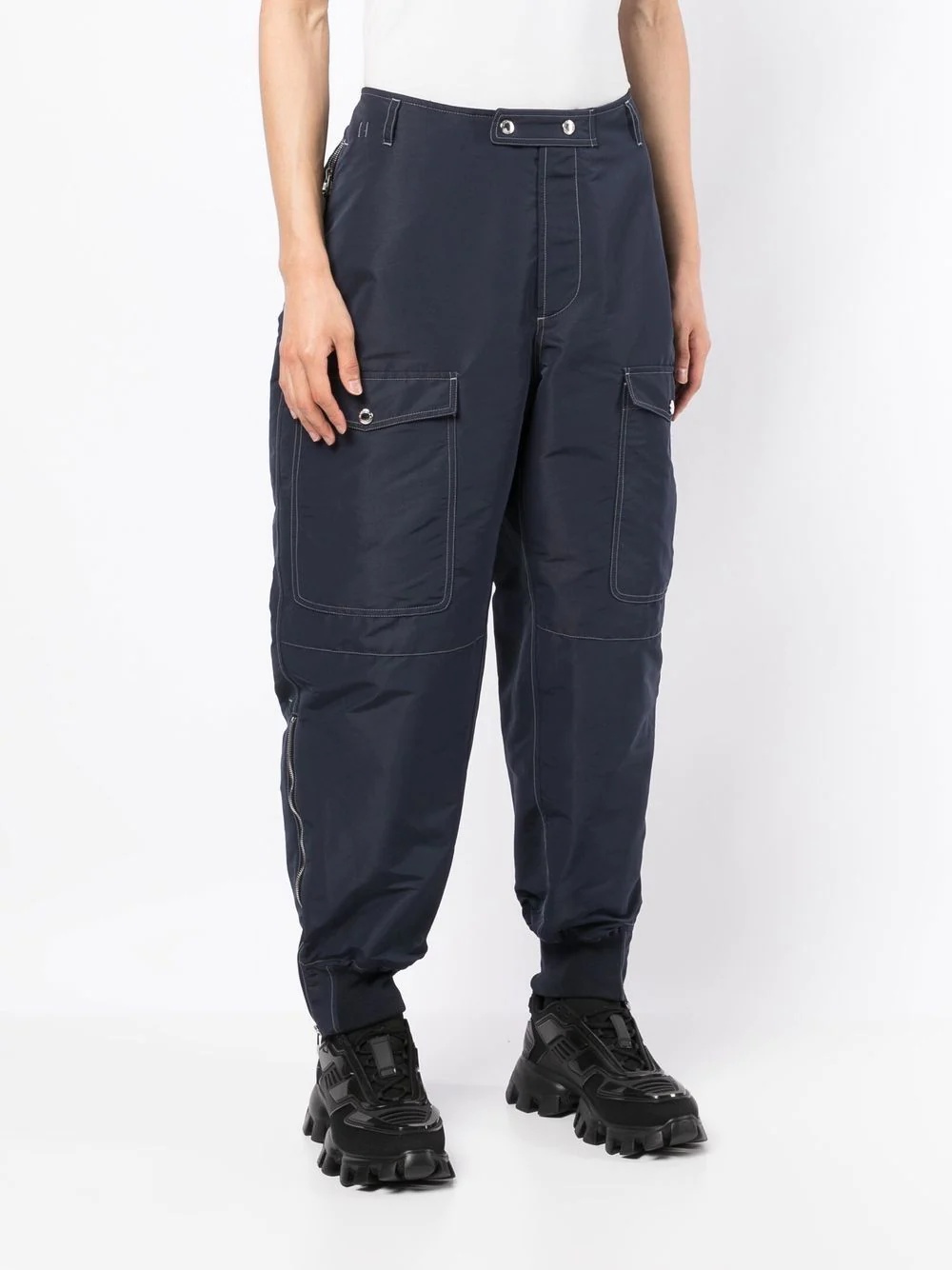 loose-fit parachute trousers - 3