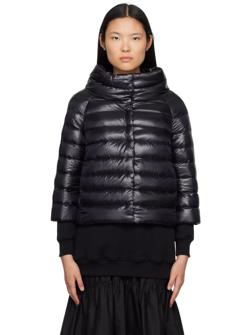 Black Sofia Down Jacket - 1
