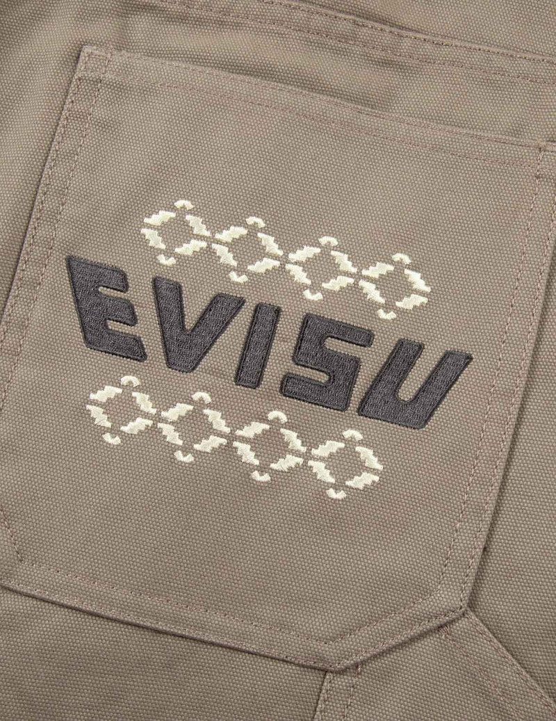 KAMON AND LOGO EMBROIDERY WOVEN JOGGER PANTS 7