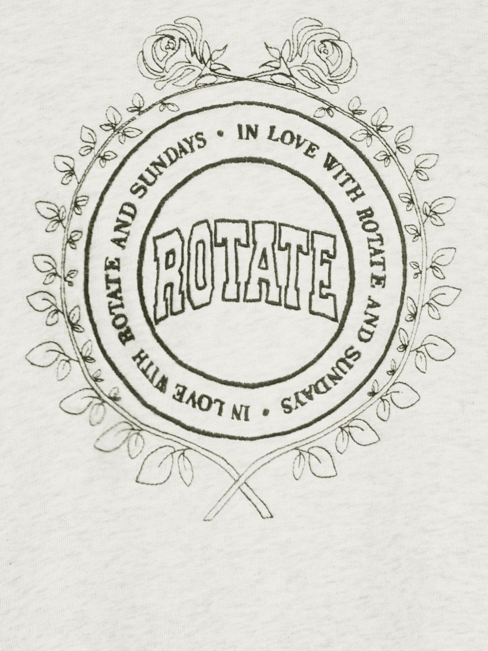 logo embroidery sweatshirt - 5