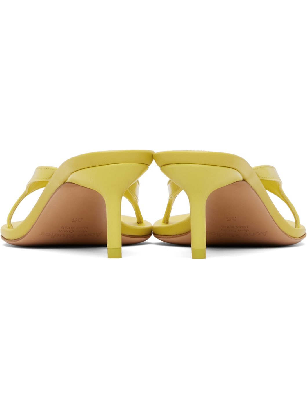 Yellow Beverly Kitten Lux Midsummer Heeled Sandals - 2