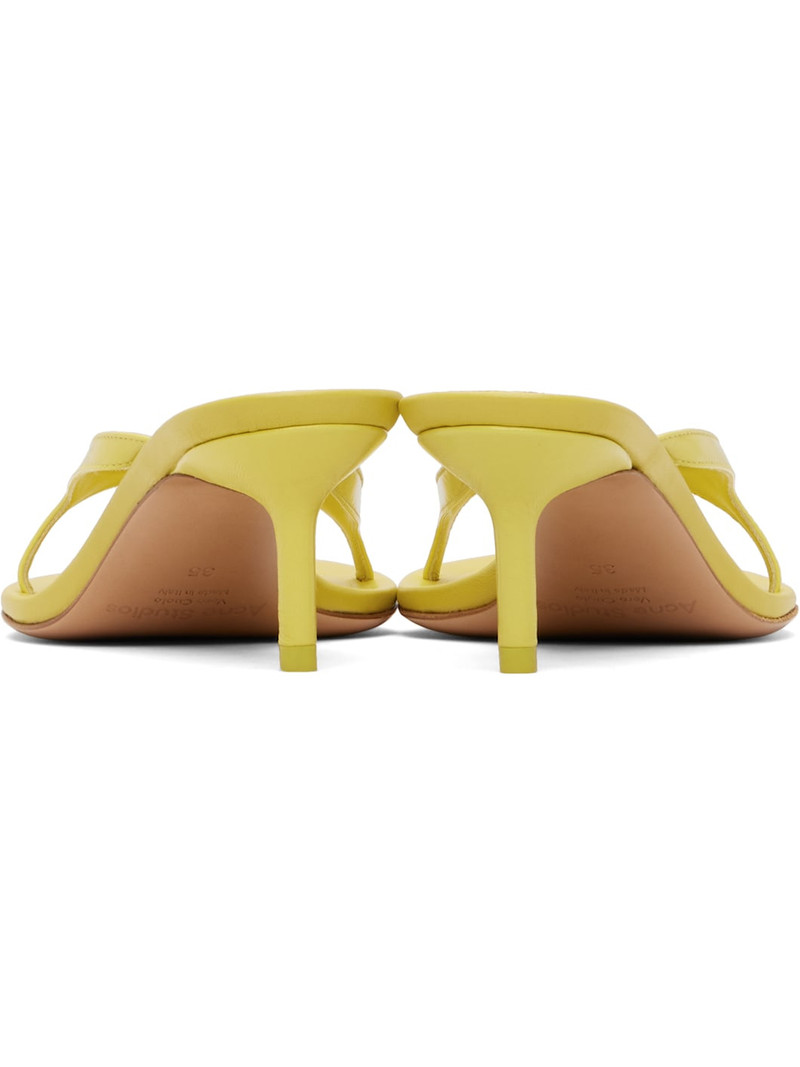 Yellow Beverly Kitten Lux Midsummer Heeled Sandals 2