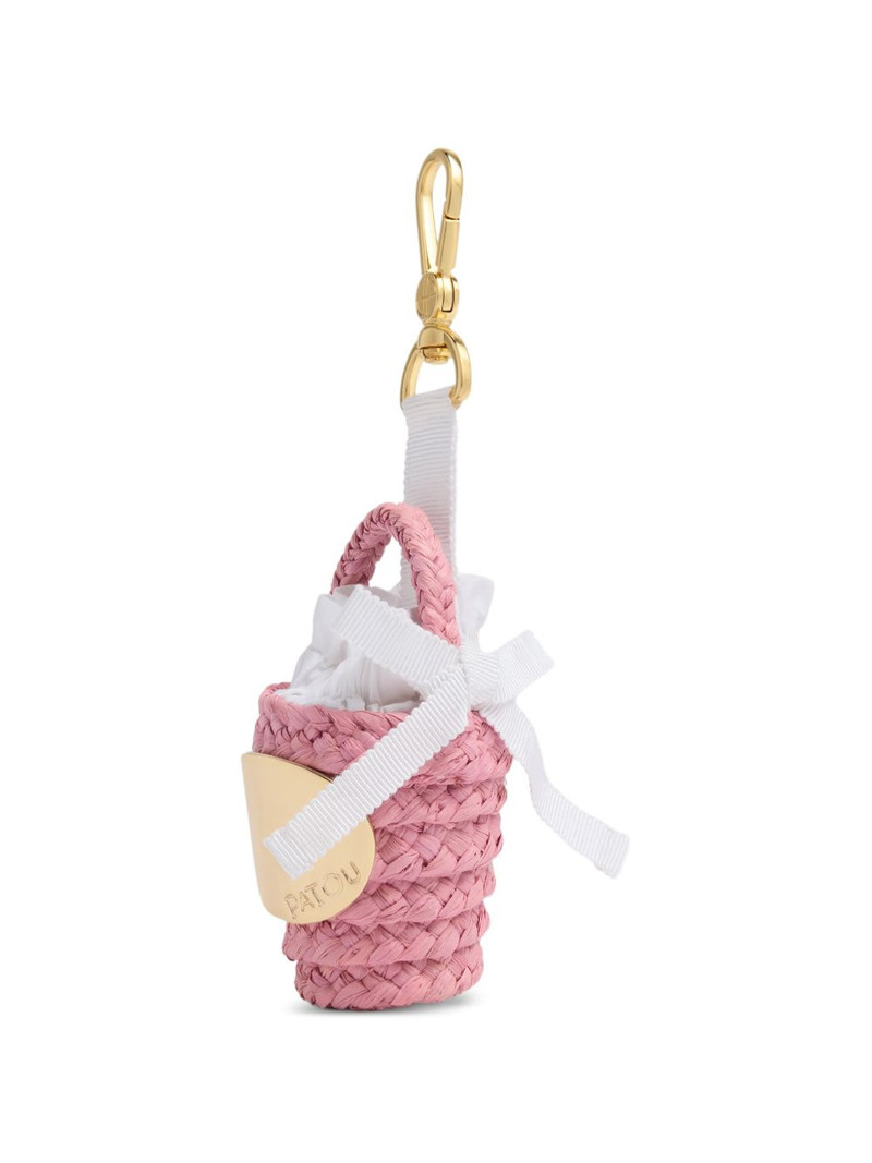 PATOU raffia keyring outlook