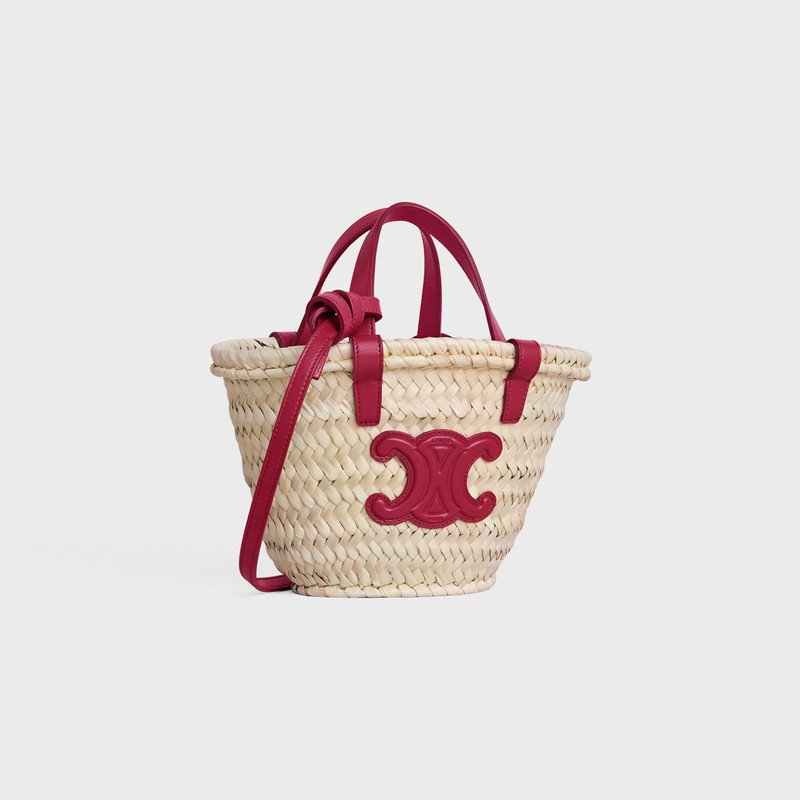 CELINE NANO TRIOMPHE PANIER in PALM LEAVES and CALFSKIN outlook